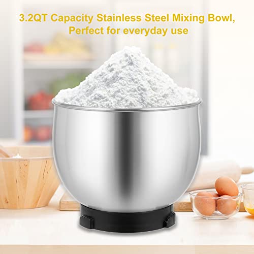 3.2Qt 6 Speeds Blue Electric Food Mixer Q427218