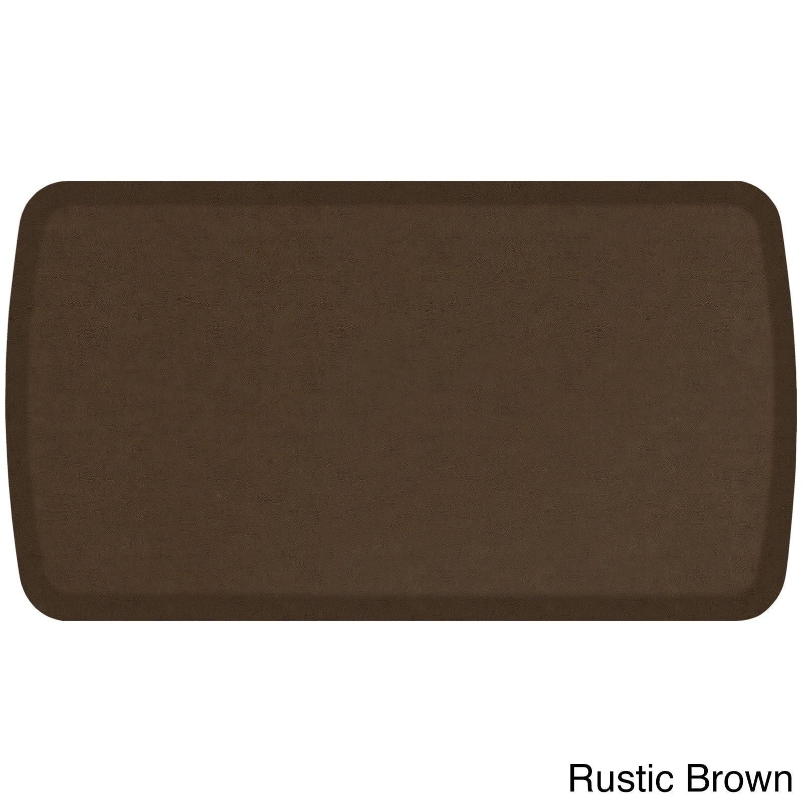 Rustic Brown Anti Fatigue Kitchen Mat G217122
