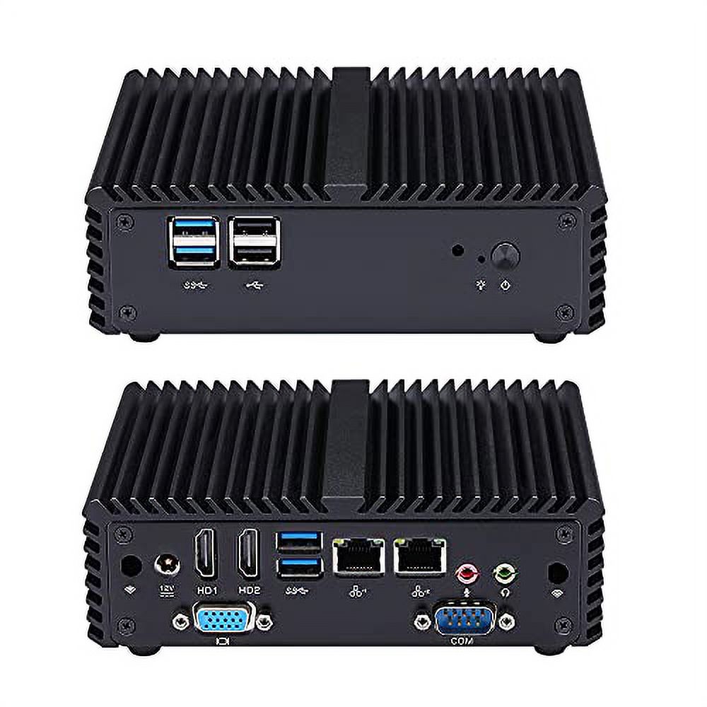 Mini Desktop Computer Fanless Intel Pentium J3710 Quad Core 8GB RAM 128GB SSD P91455
