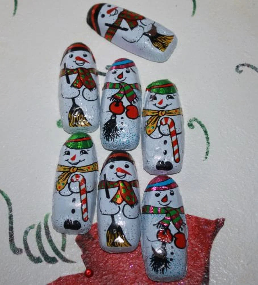 25 Pieces Milk Chocolate Snowmen C2413