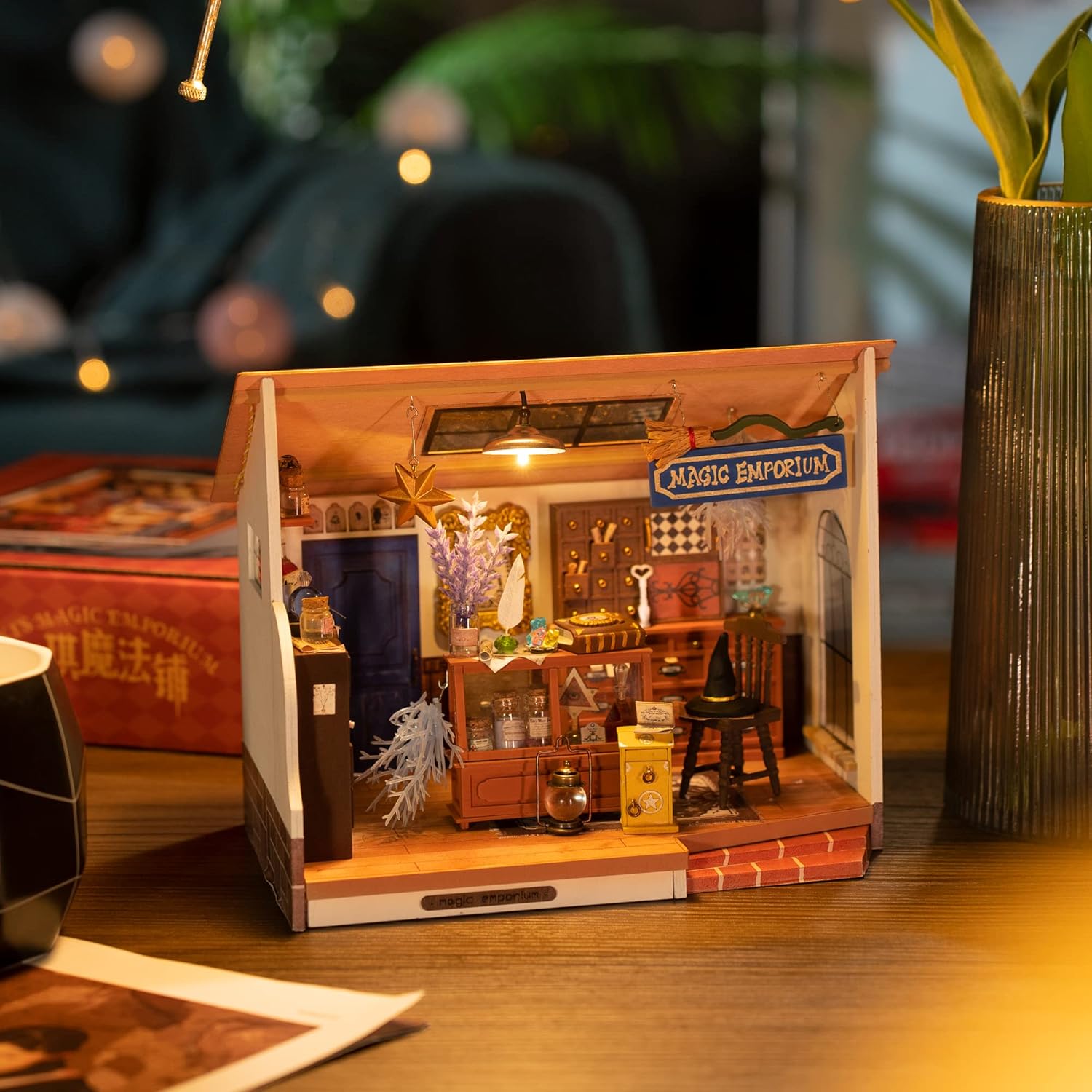 DIY Miniature House Kit with LED Light V173