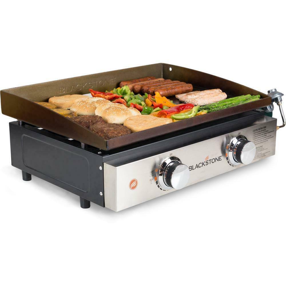 22x22 2-Burner Tabletop Griddle with Cover E991