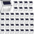 48 Pack Solar Step Lights Cool White Q617