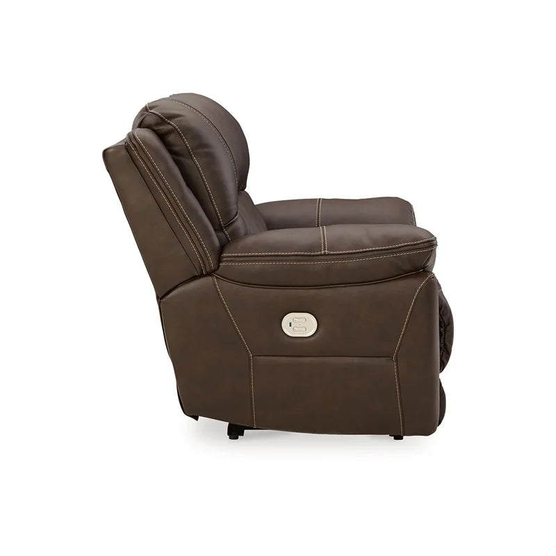 Dark Brown Leather Recliner S648901