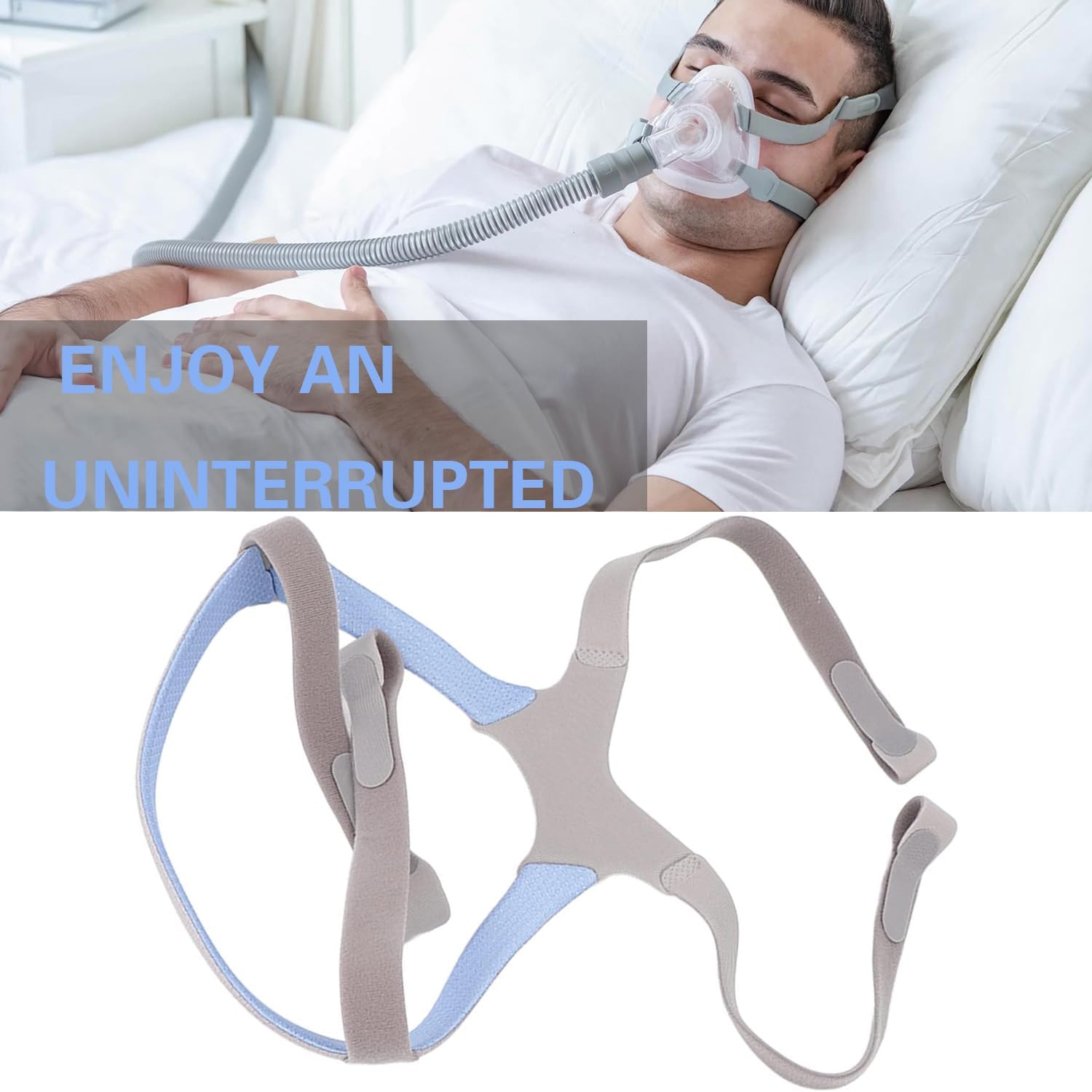 Replacement Universal Nasal Guard Headgear, Elastic Fabric Strap U930372