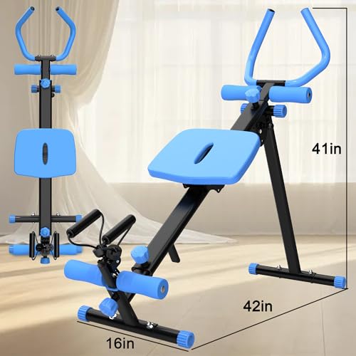 4-in-1 Exercise Equipment Rowing Machine Leg Press Machine Ab Glider Machine Roman Chair Z36537