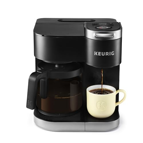 Black Single Serve & Carafe Coffee Maker with 60oz Reservoir P962971