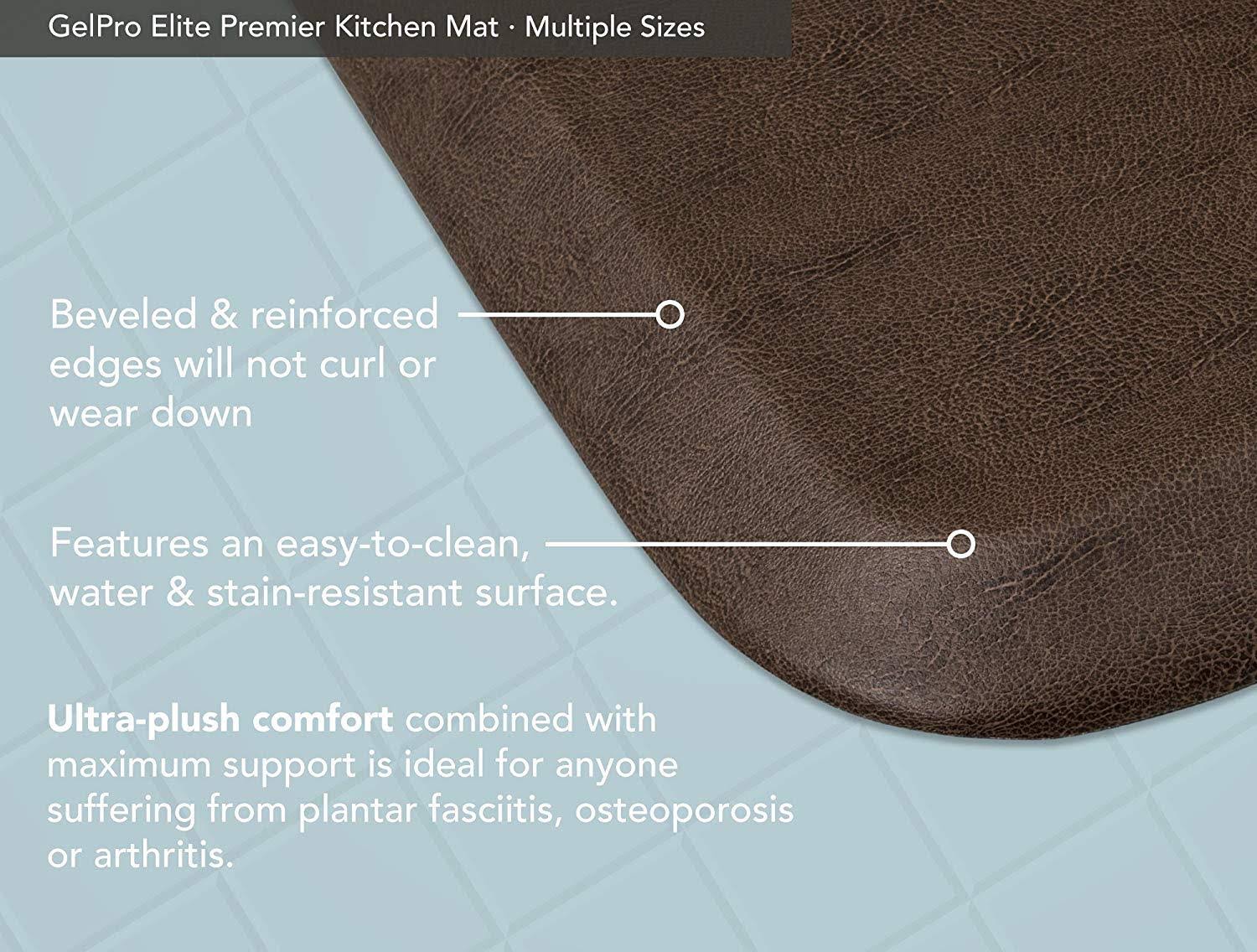 Rustic Brown Anti Fatigue Kitchen Mat G217122