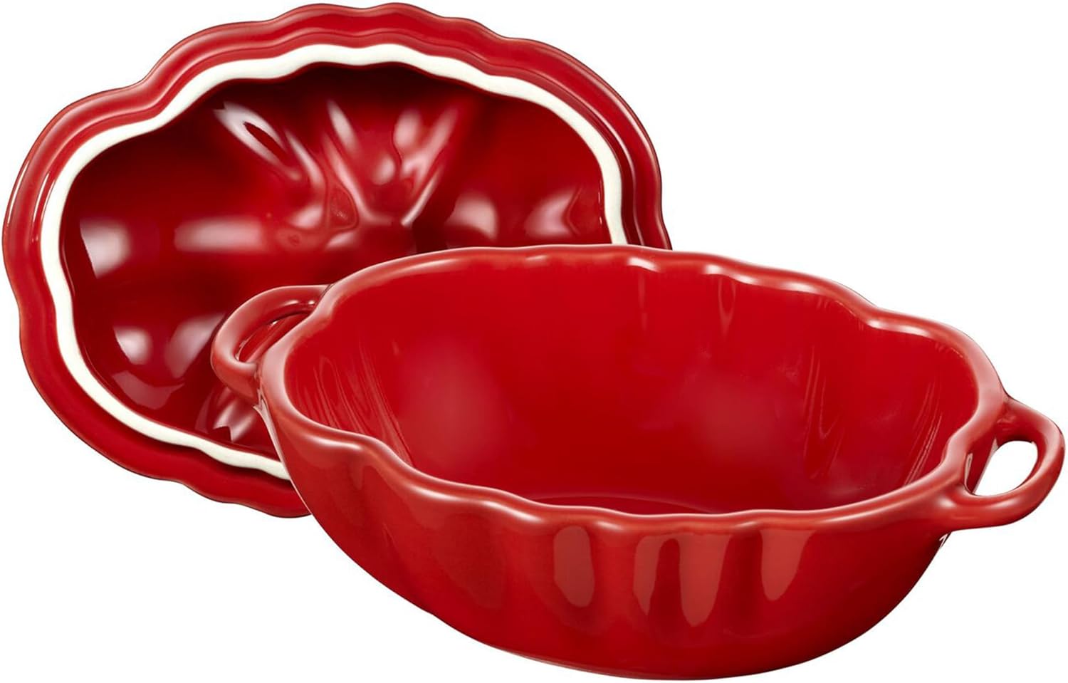 Ceramics Dutch Oven 16-oz Petite Cocotte, Cherry G71442