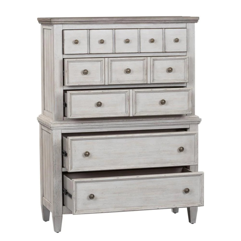 White 5 Drawer Chest K1739