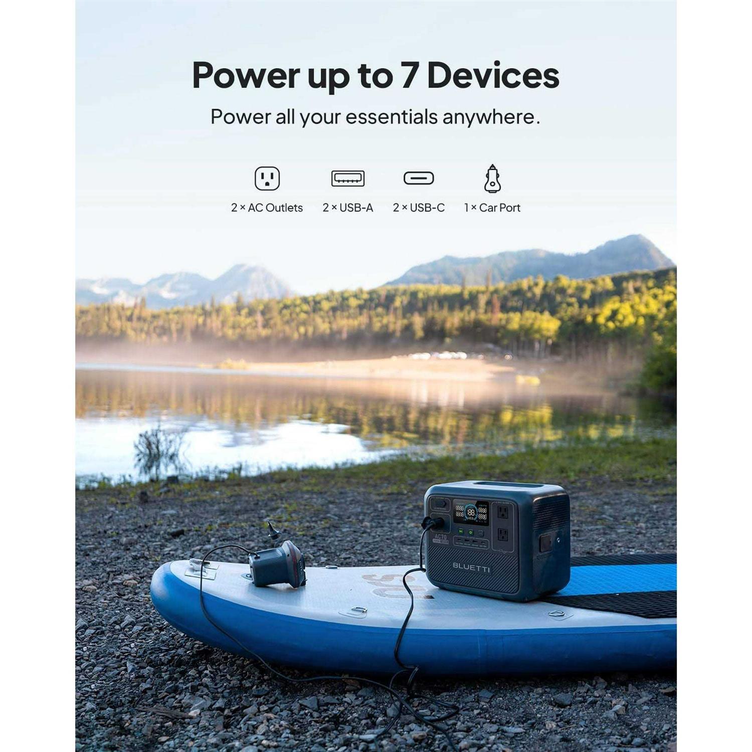 768Wh LiFePO4 Portable Power Station F10026