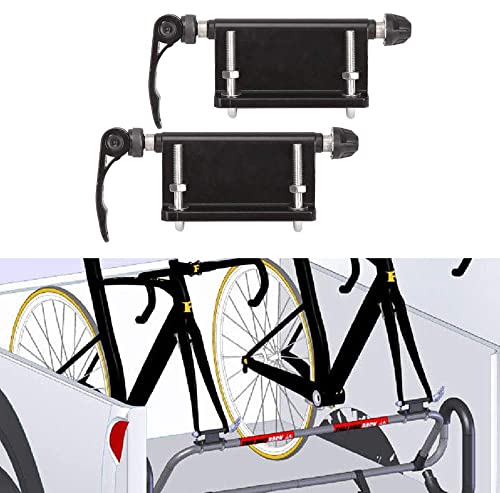 Bike Fork Mount Bicycle Quick-Release Aluminum Alloy Fork Block Mounts 2 Pcs M8010