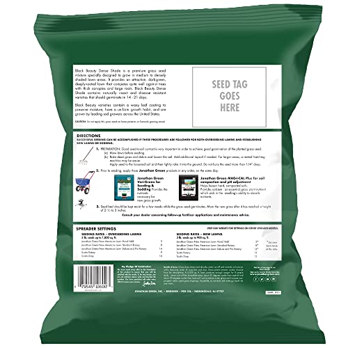 Black Beauty Dense Shade Grass Seed 7 lb A5828
