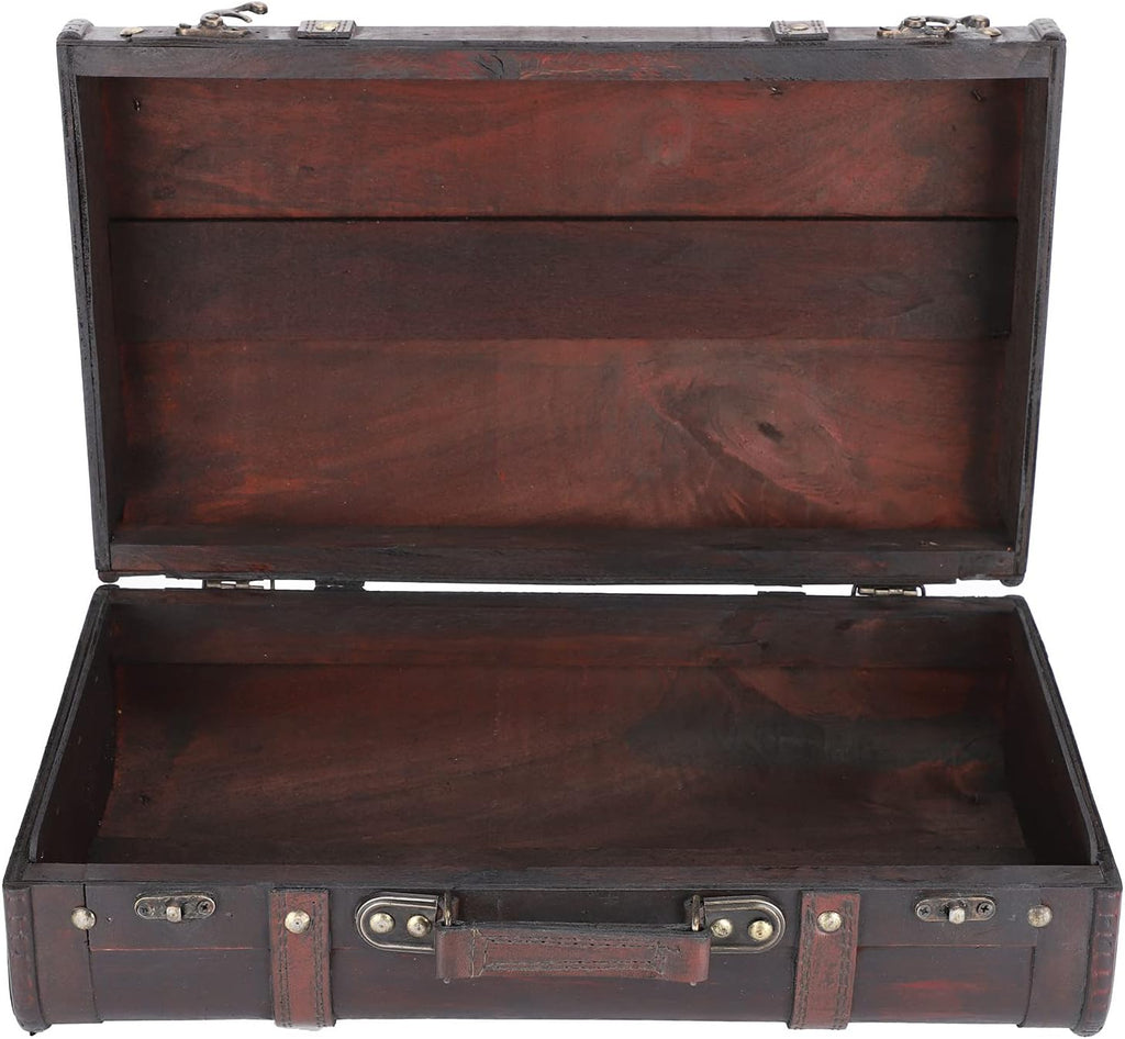 Antique Wooden Suitcase M7874