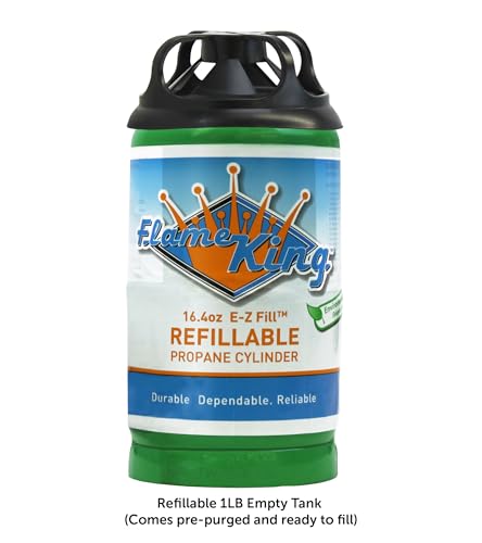 1LB Empty Propane Cylinder Tank, 16.4 oz (2-Pack) M74427