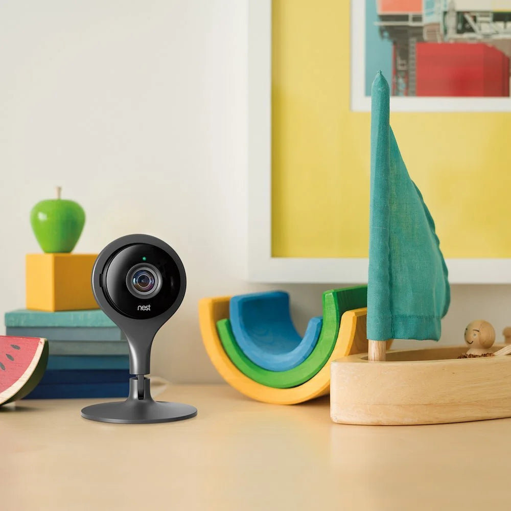 Black Wired Indoor Security Camera with Night Vision I8120