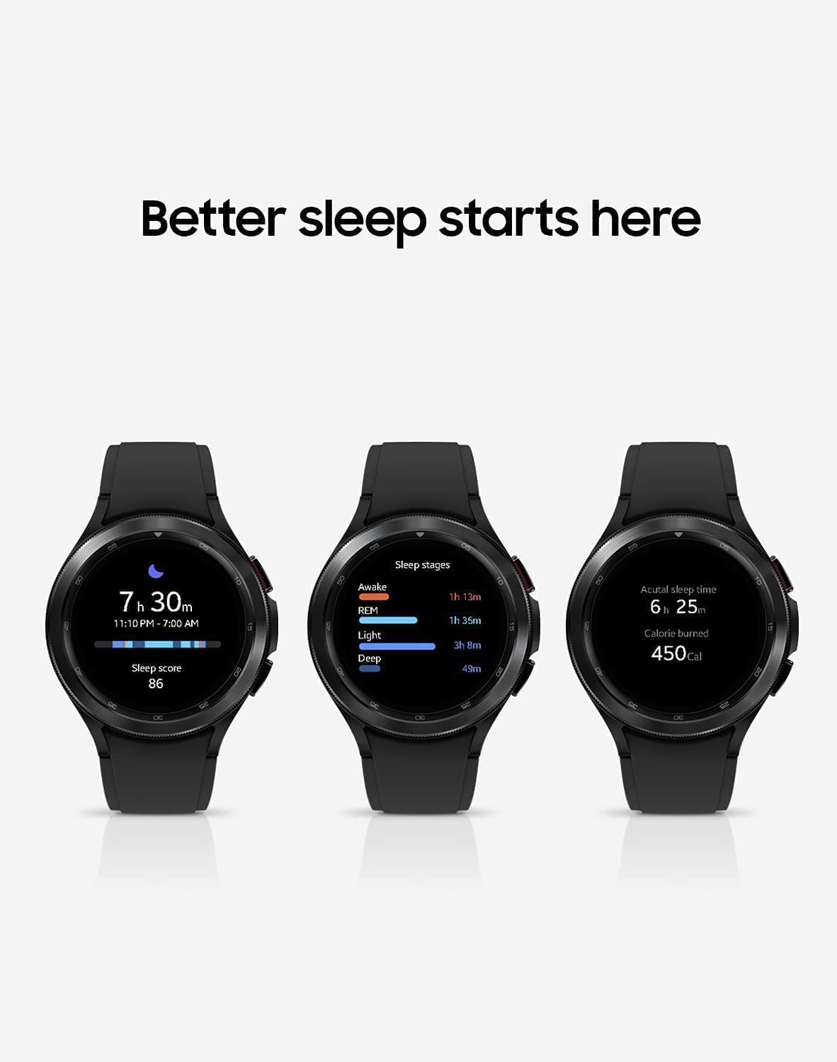 Black 46 mm Smartwatch N4794