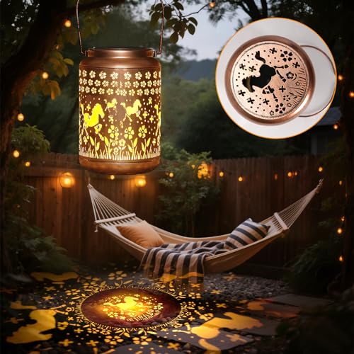 Solar Lanterns Outdoor Turtle Garden Decor Waterproof Hanging Solar Lights Yard Decor A465