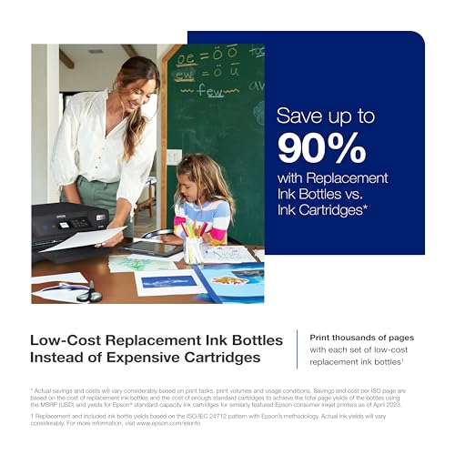 White Wireless All-in-One Supertank Printer with Scan, Copy and Auto 2-sided Printing F9215