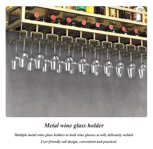 2-Layer Wall Mounted Wine Rack with LED Light U36848
