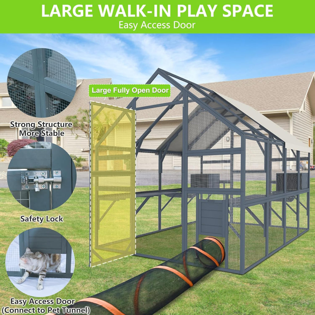 Large Catio Outdoor Cat Enclosure P419929