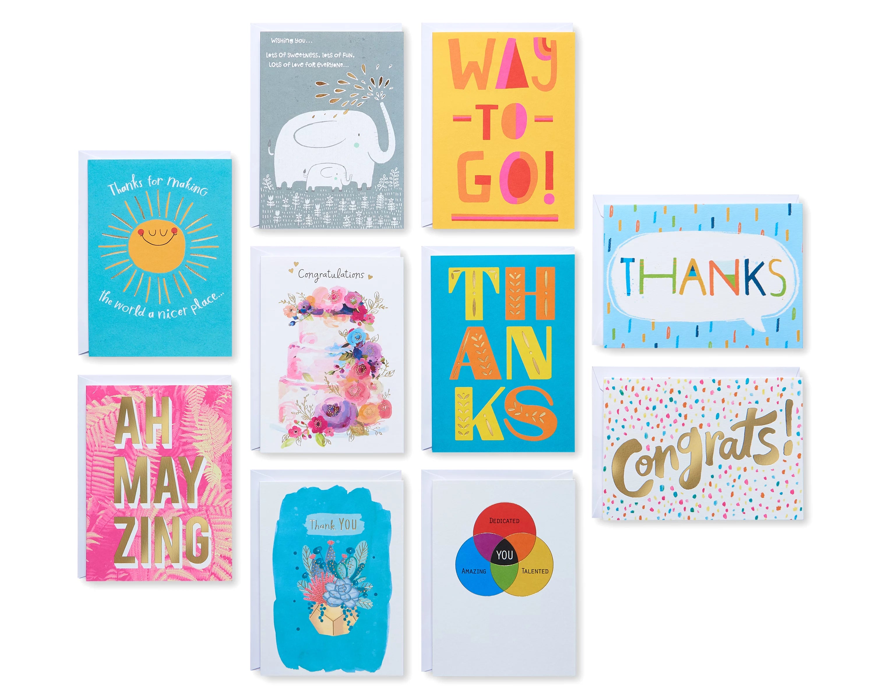 40-Count All-Occasion Cards Assortment J6252