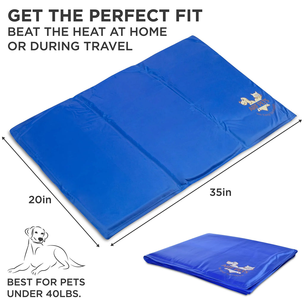 Blue Cooling Gel Pet Mat Q446