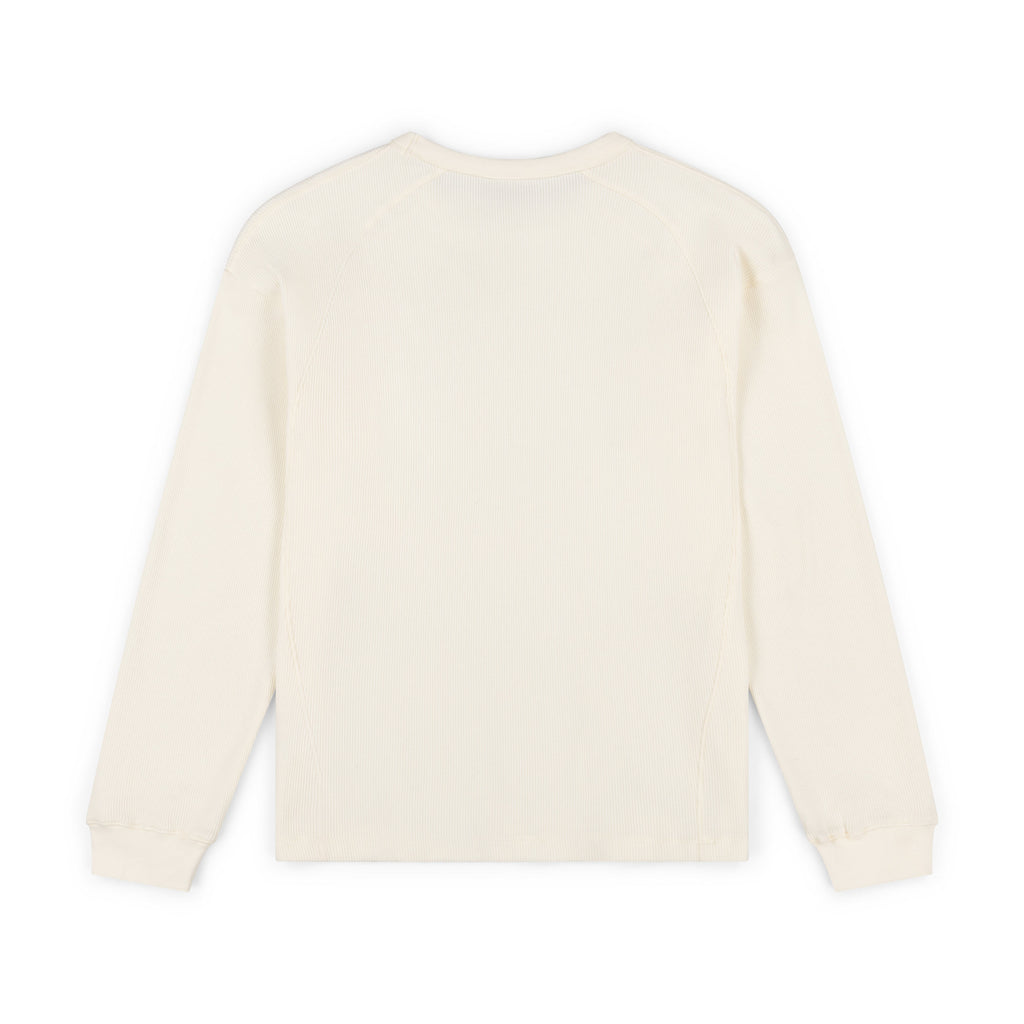 WAFFLE LONG-SLEEVE - CREAM