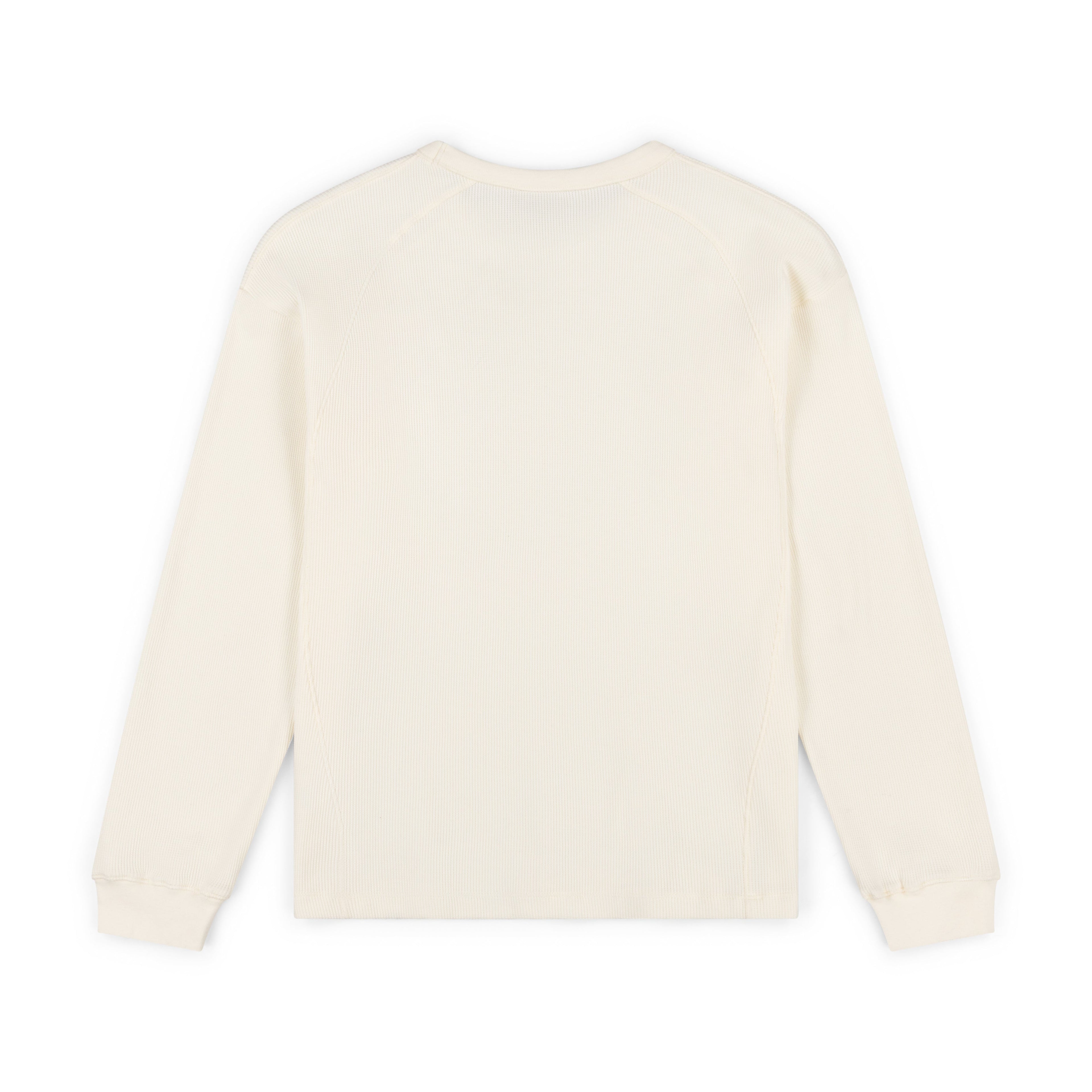 WAFFLE LONG-SLEEVE - CREAM
