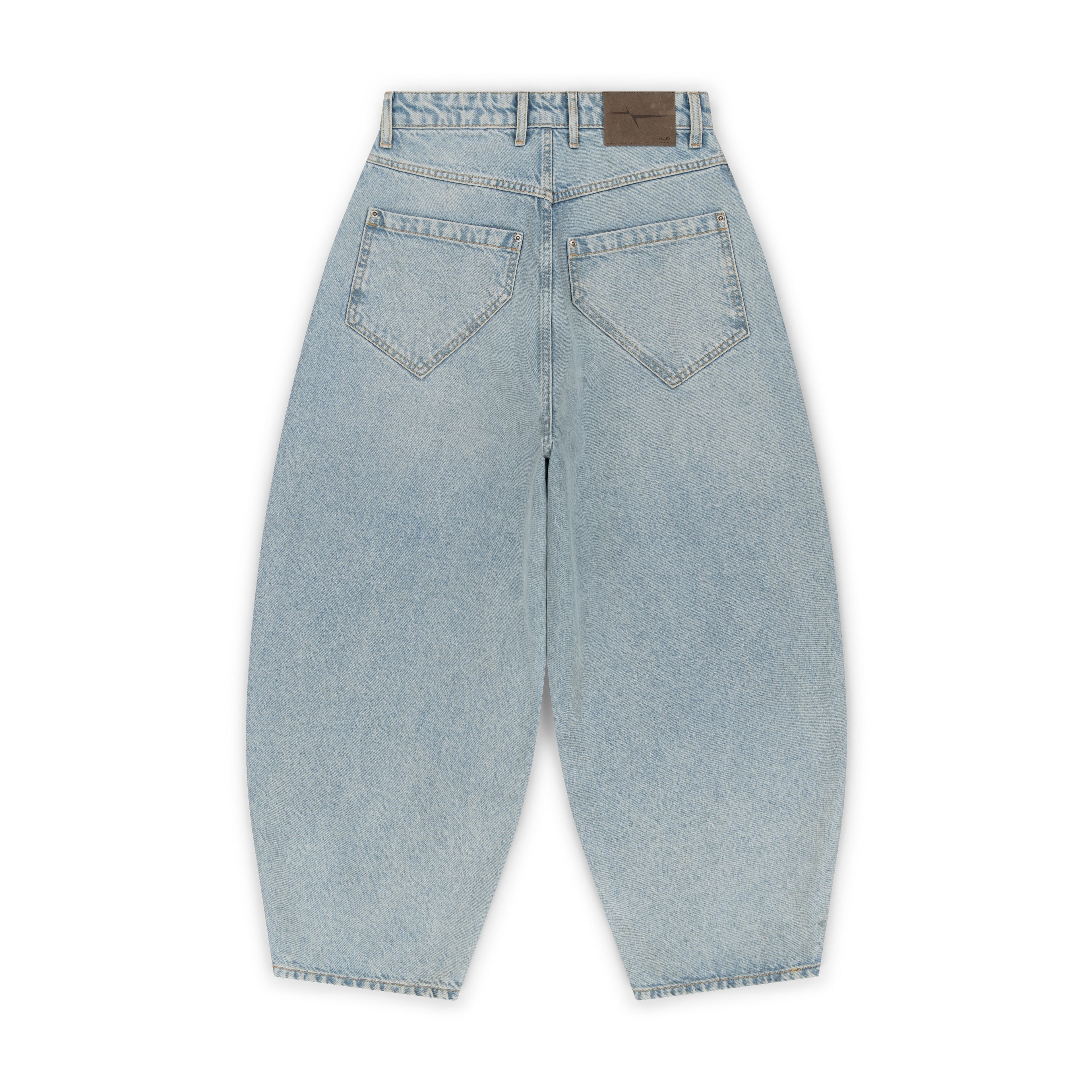 BAGGY DENIM JEANS - SUN BLEACHED BLUE