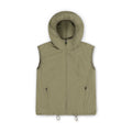 WOMENS CONTOUR HOODED VEST - SAGE