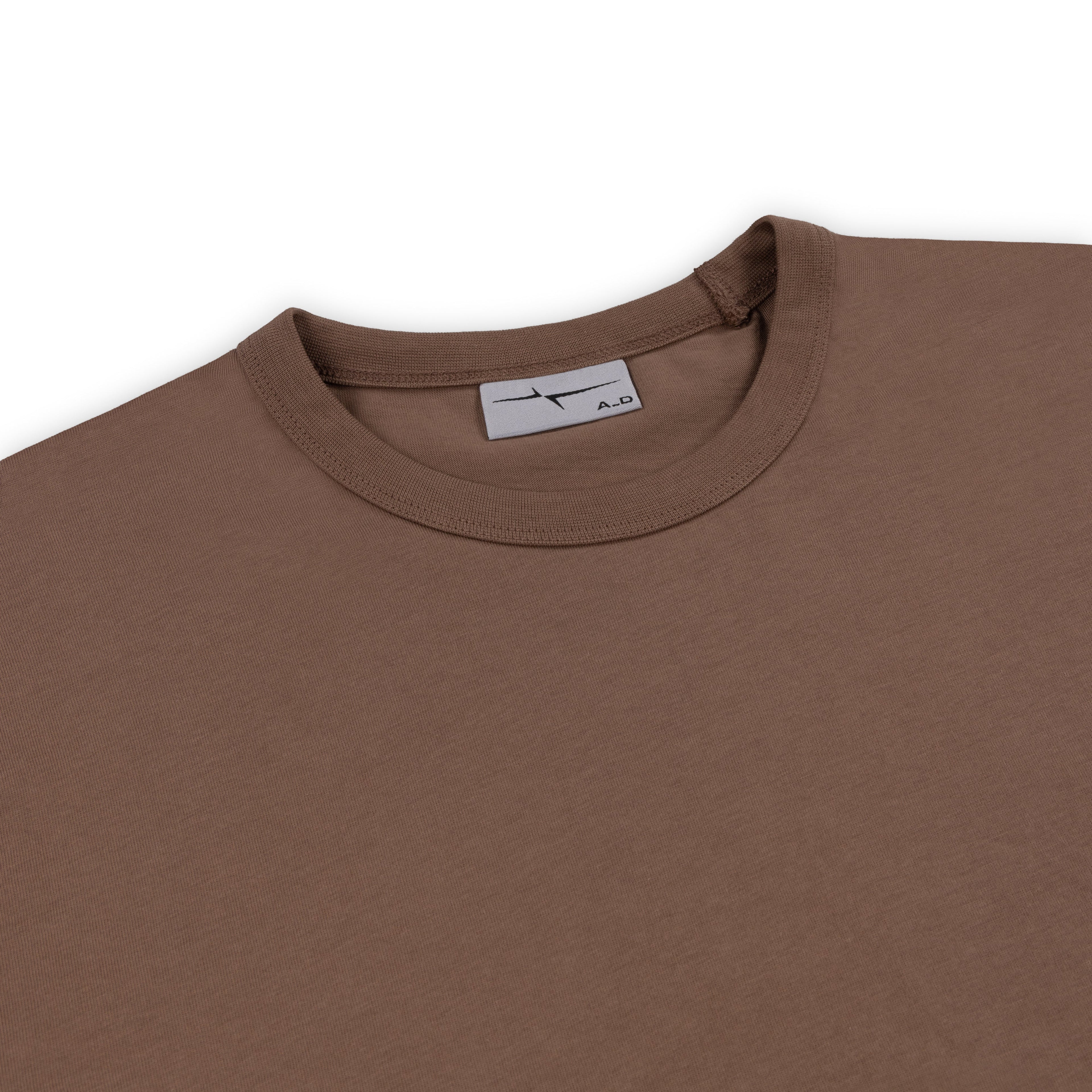 SIGNATURE SHORT SLEEVE T-SHIRT - BROWN