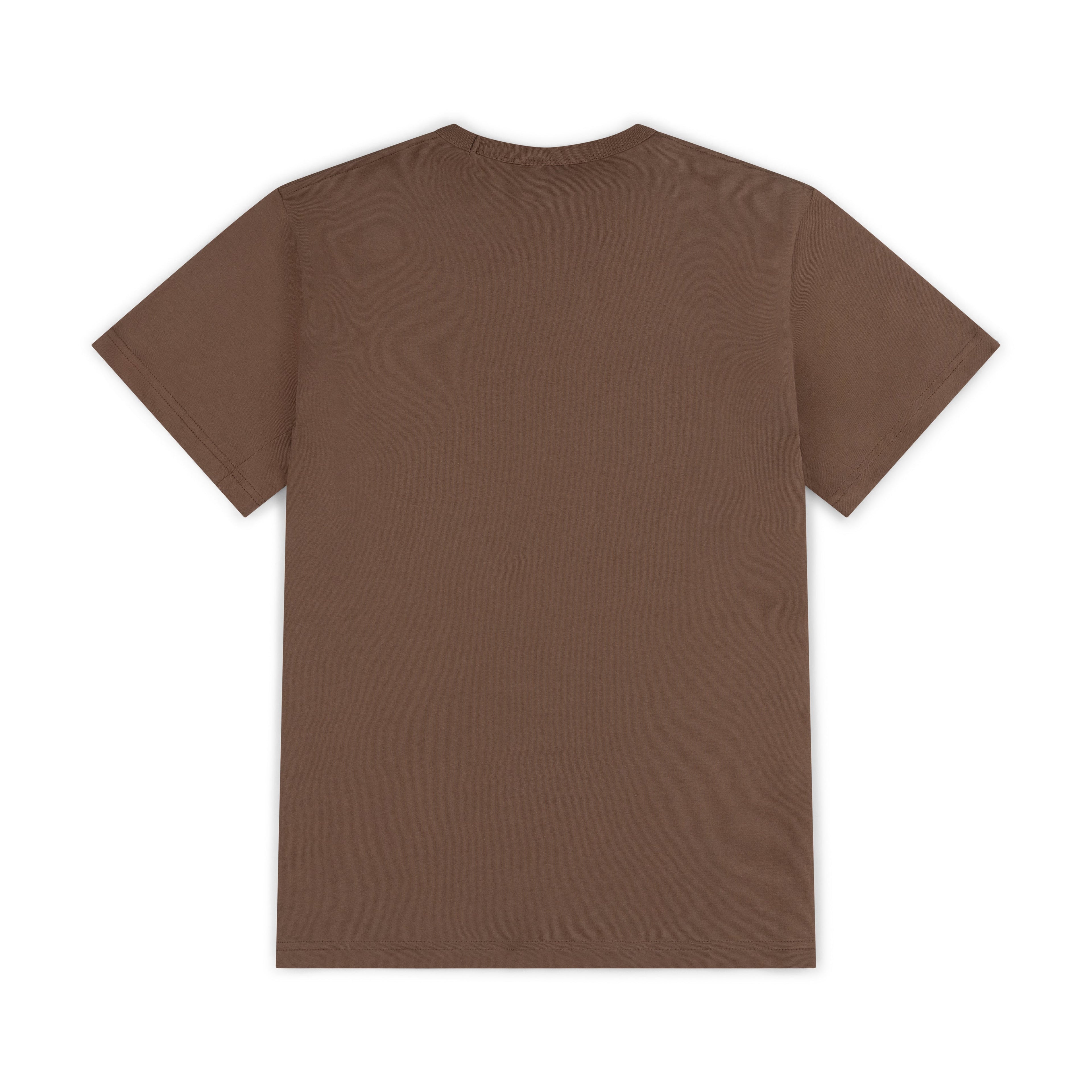 SIGNATURE SHORT SLEEVE T-SHIRT - BROWN