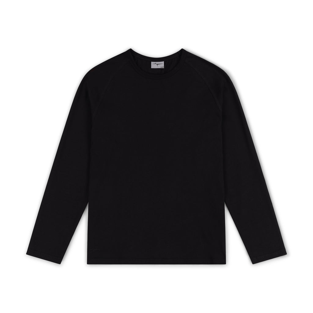 RAGLAN LONGSLEEVE - TRUE BLACK