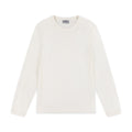 SIGNATURE RIBBED LONGSLEEVE - WHITE
