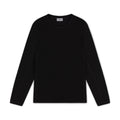 SIGNATURE RIBBED LONGSLEEVE - TRUE BLACK