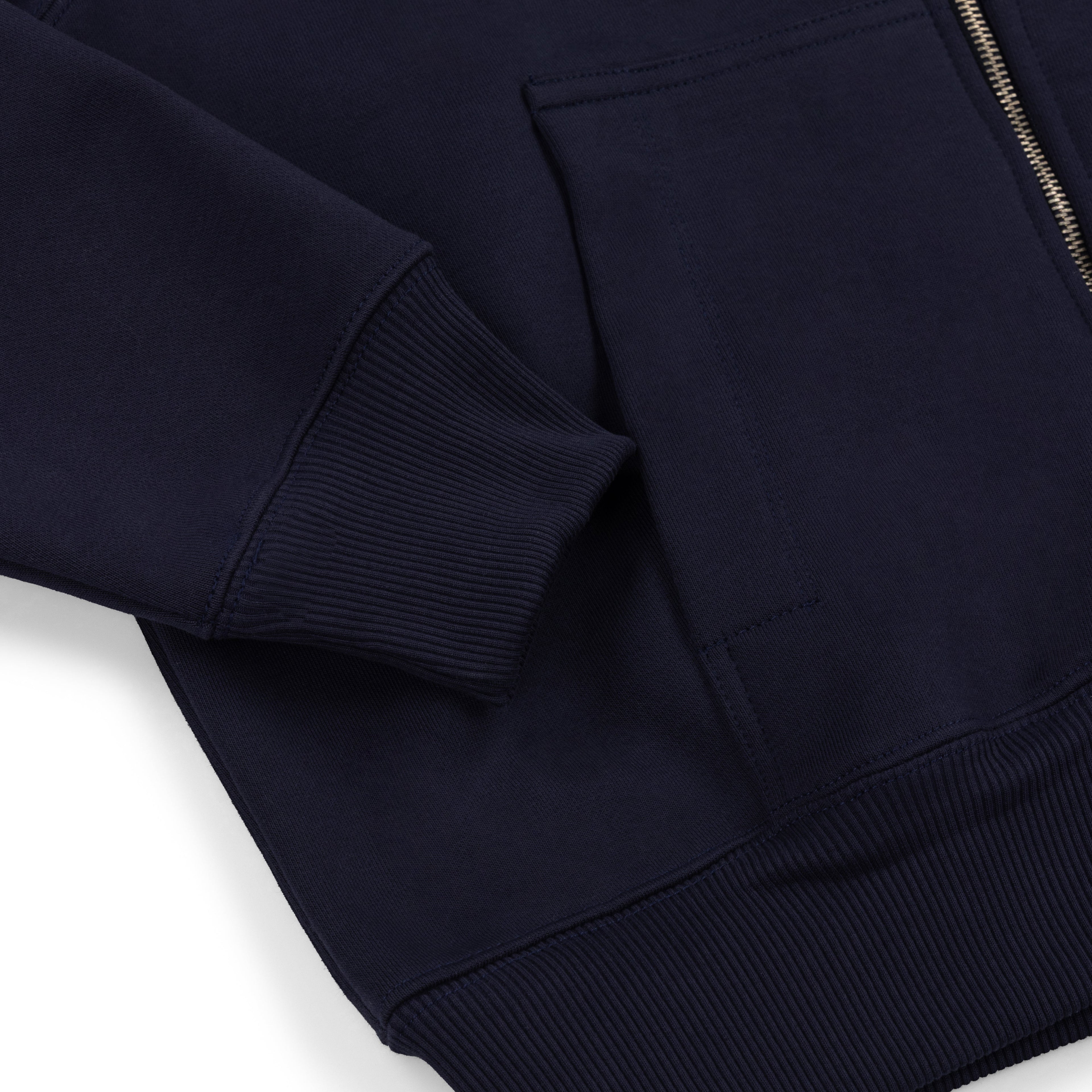 SIGNATURE ZIP-UP HOODIE - NAVY
