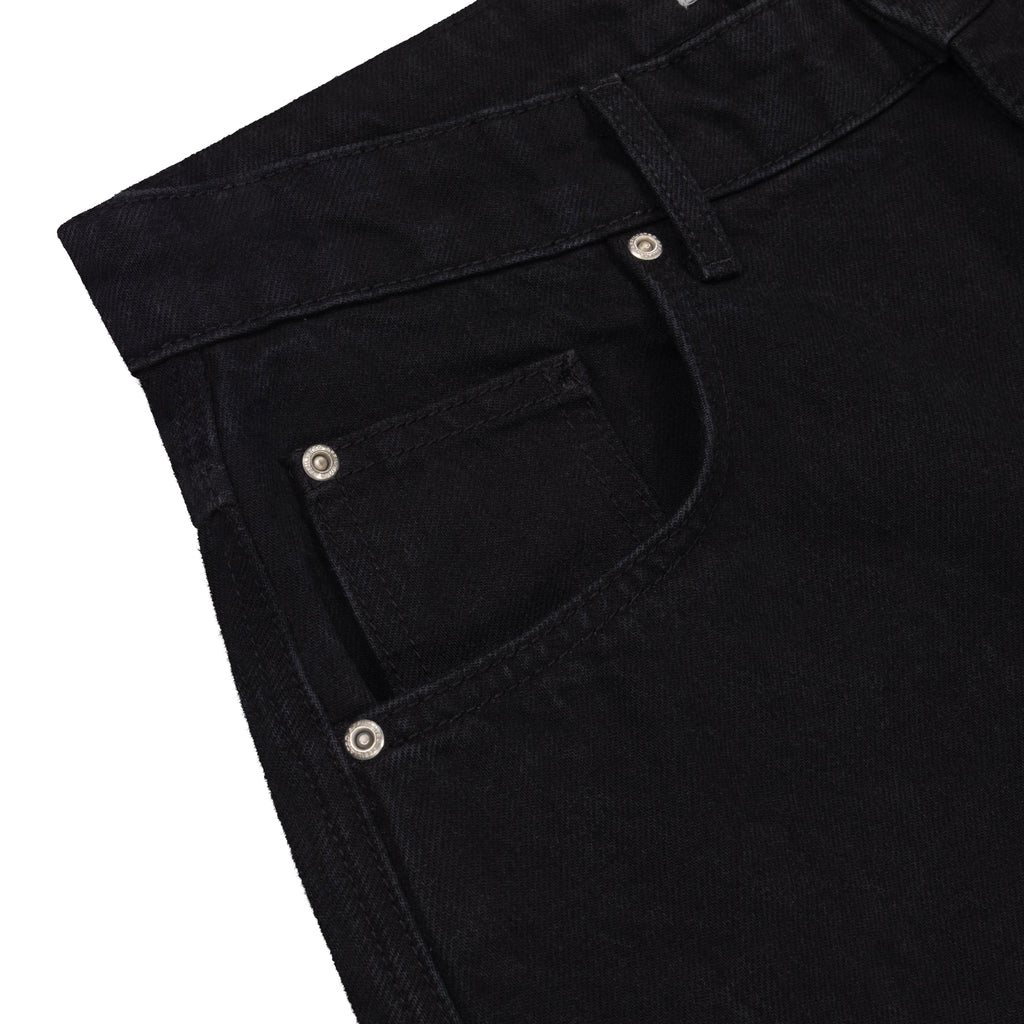 BAGGY DENIM JEANS - TRUE BLACK