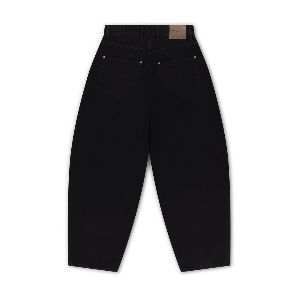 BAGGY DENIM JEANS - TRUE BLACK