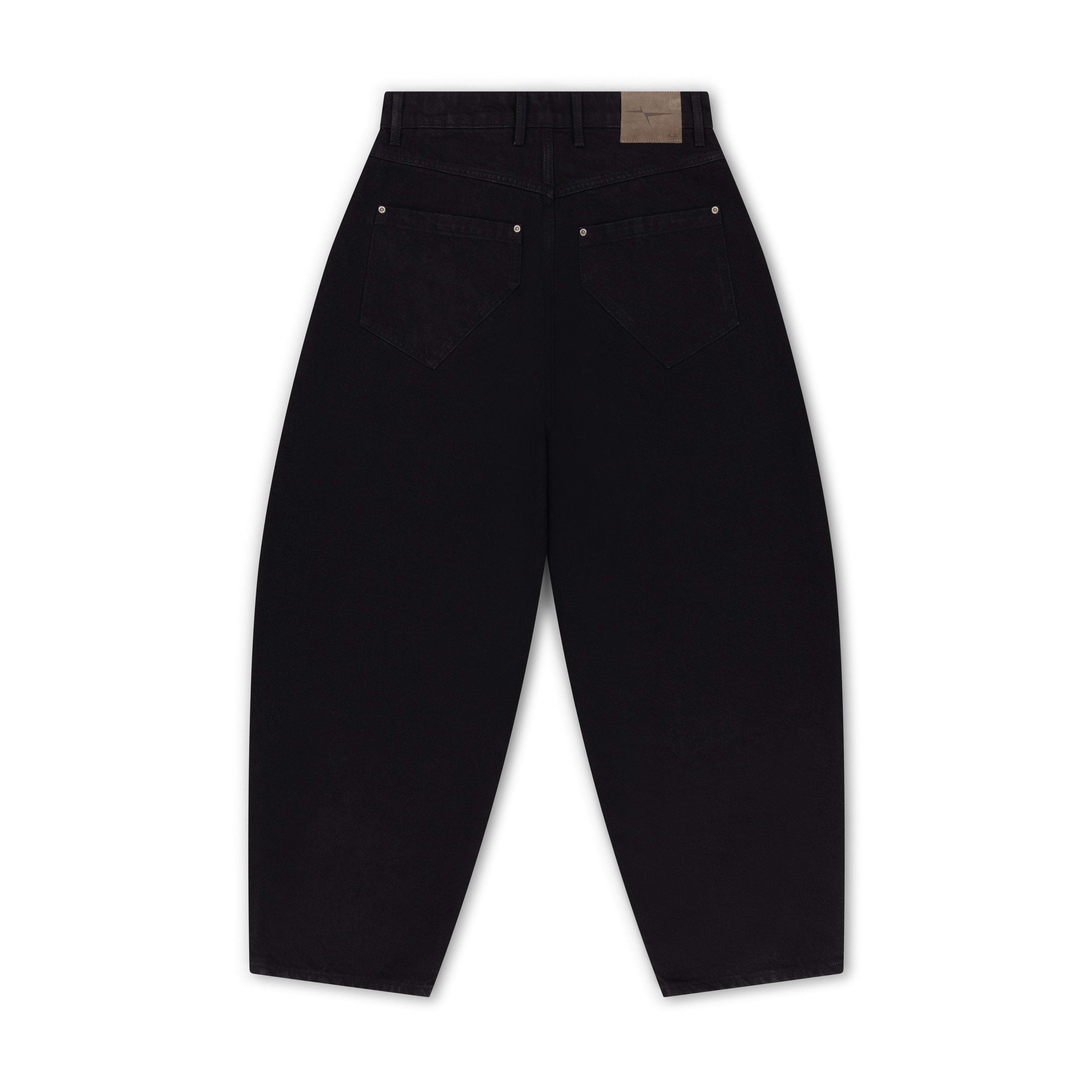 BAGGY DENIM JEANS - TRUE BLACK