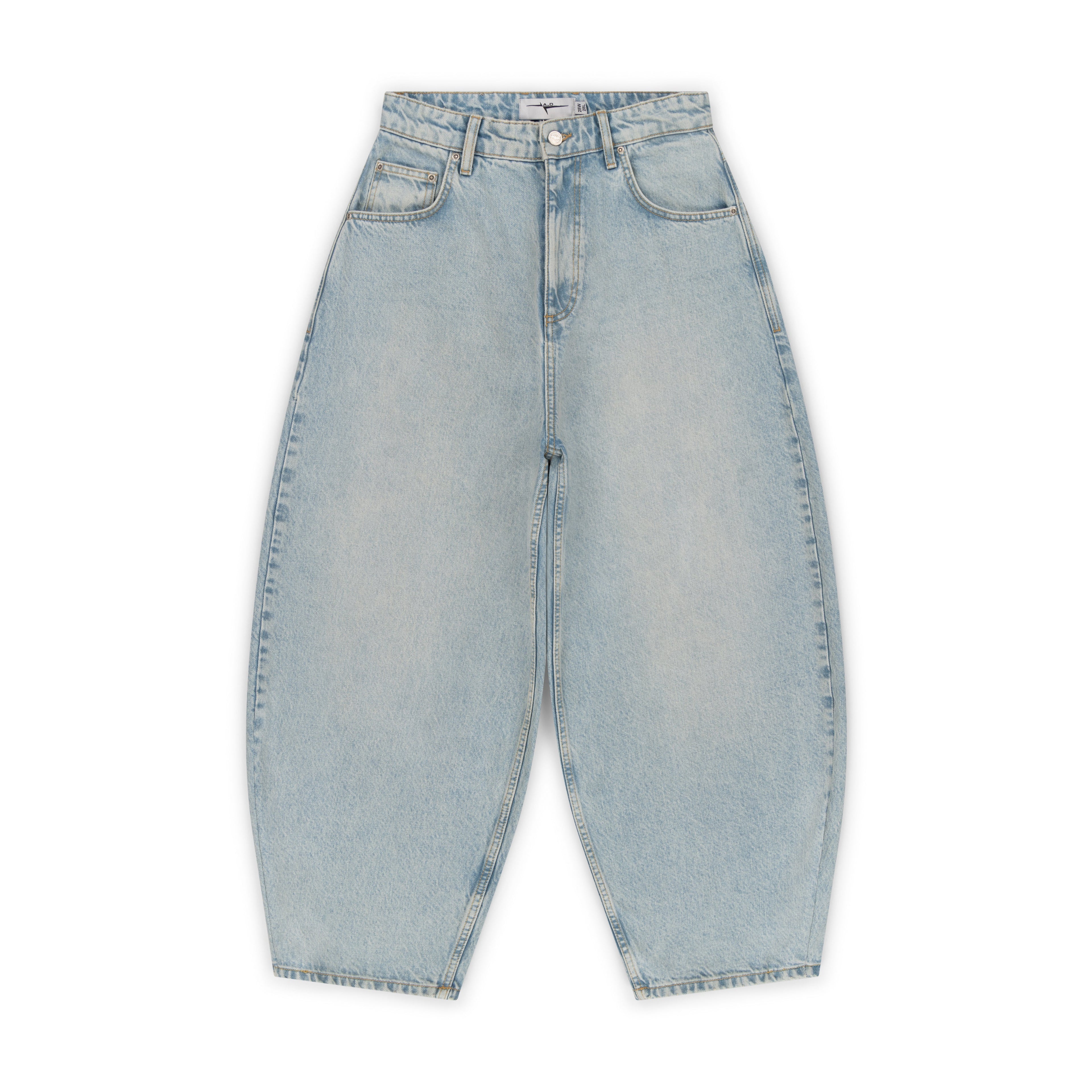 BAGGY DENIM JEANS - SUN BLEACHED BLUE