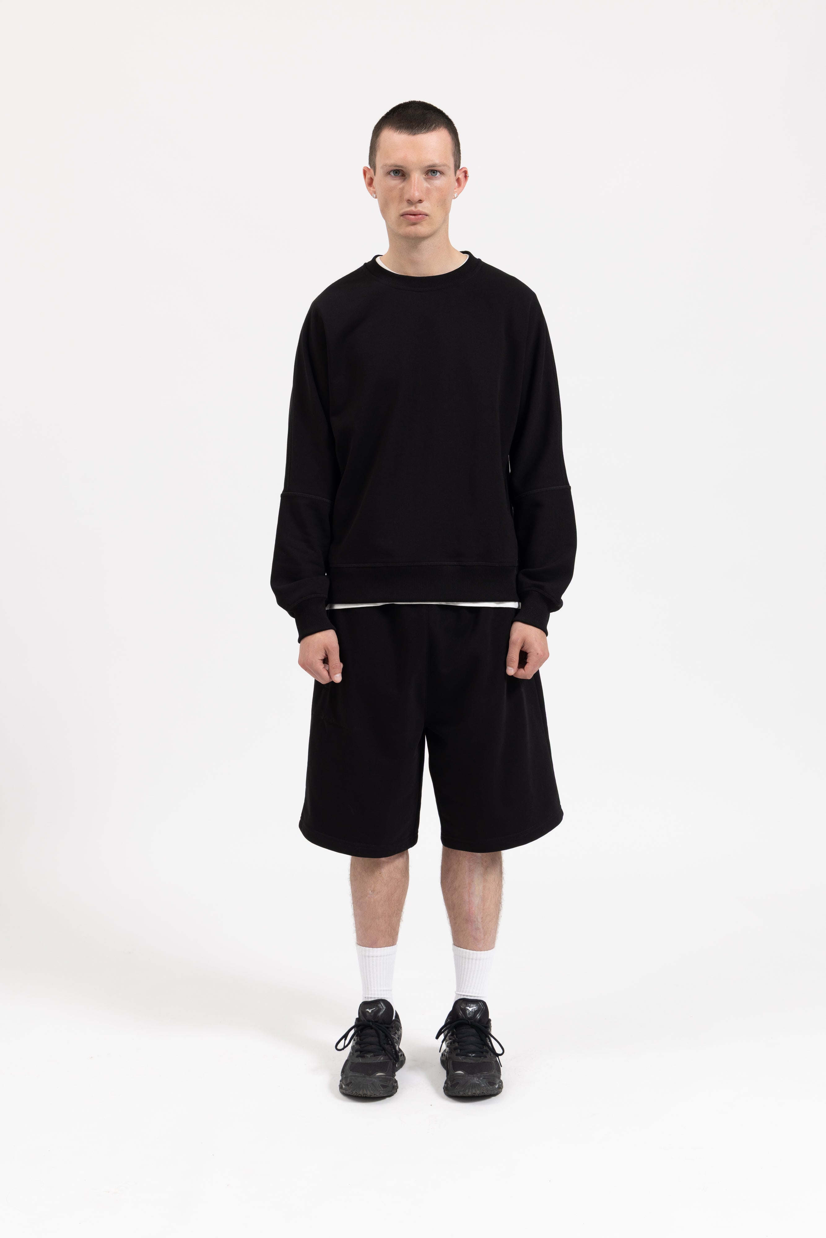 DRIFT JOGGER SHORTS - TRUE BLACK