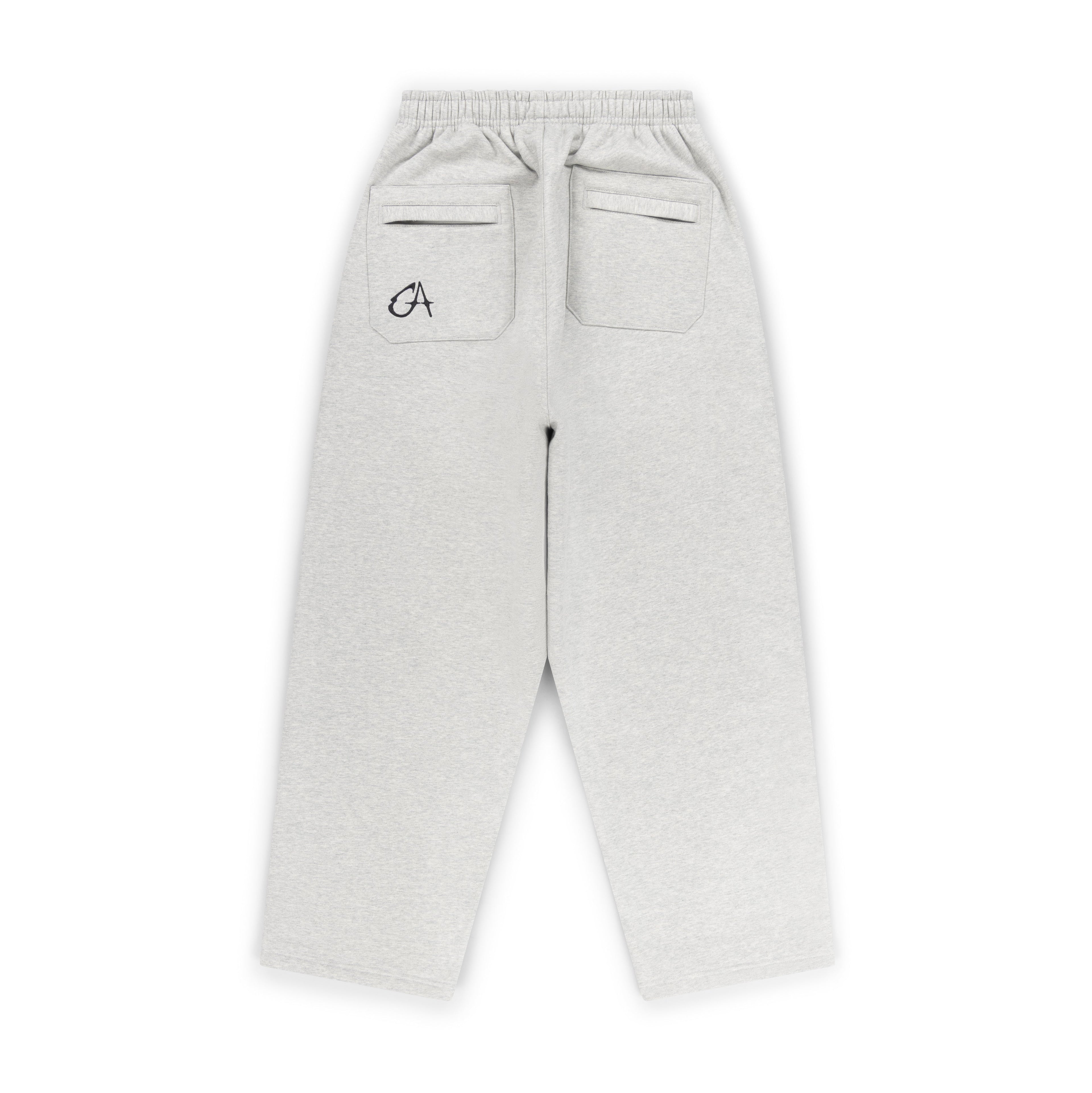 GA SIGNATURE UNCUFFED JOGGERS - GREY