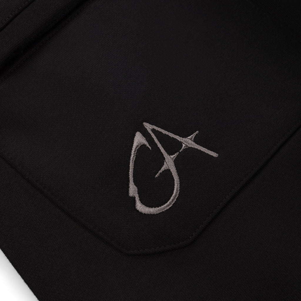 GA SIGNATURE CUFFED JOGGERS - BLACK