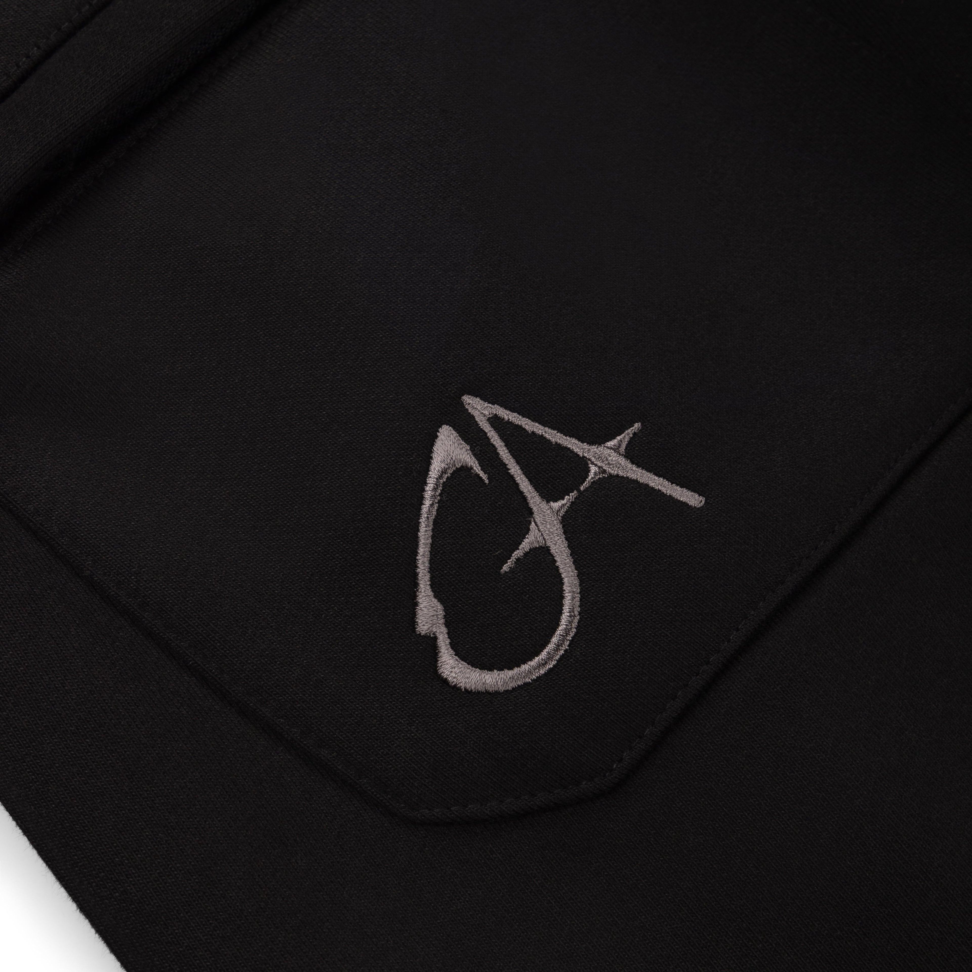 GA SIGNATURE CUFFED JOGGERS - BLACK