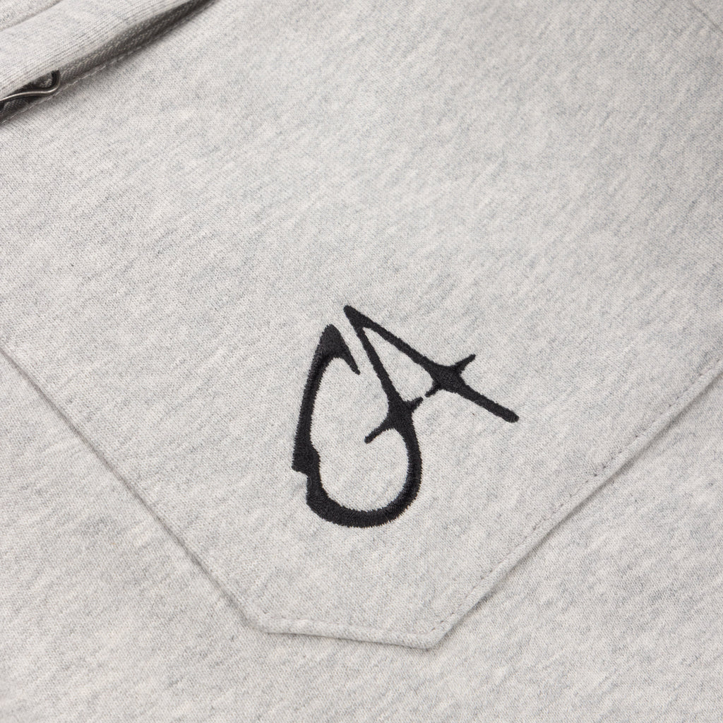 GA SIGNATURE UNCUFFED JOGGERS - GREY
