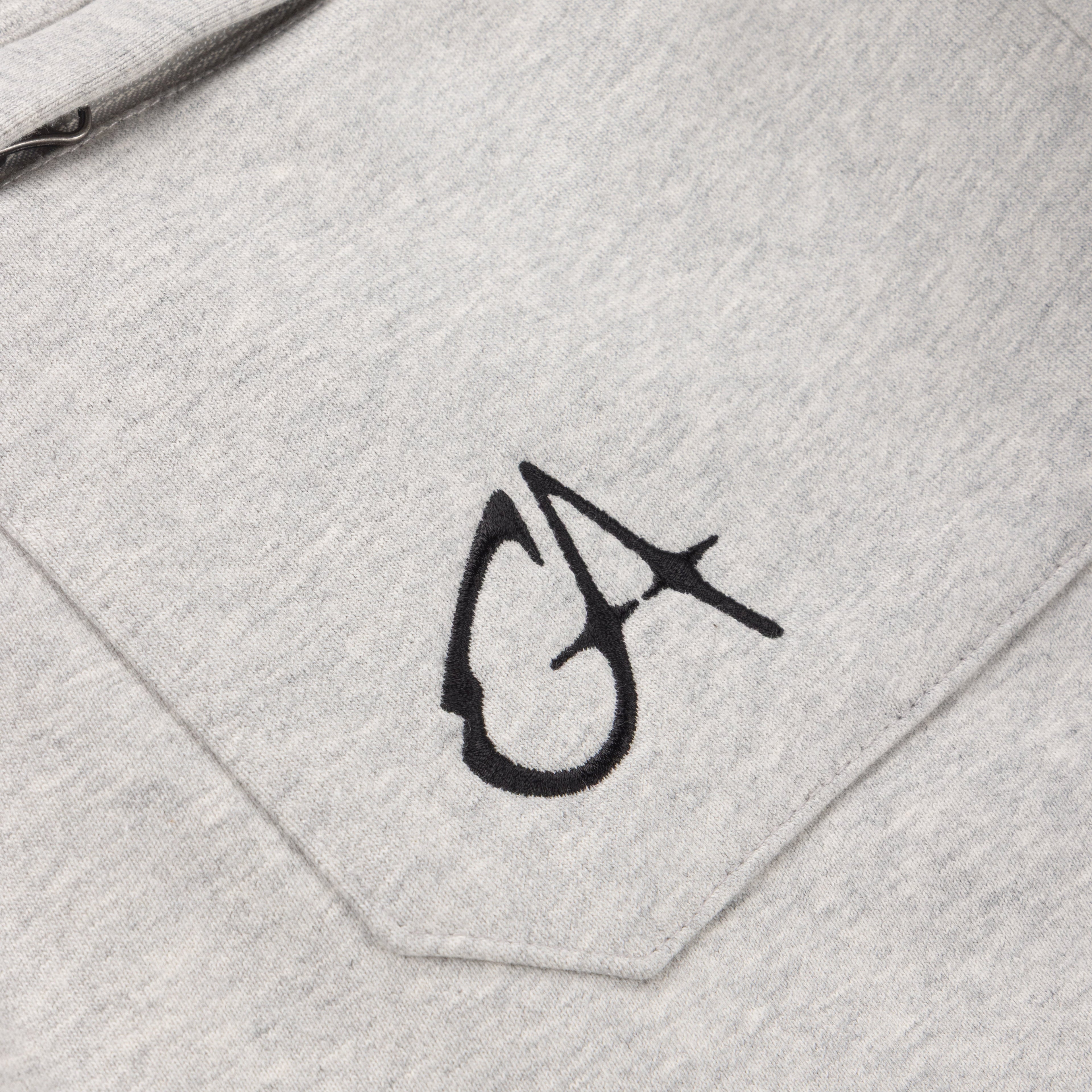 GA SIGNATURE UNCUFFED JOGGERS - GREY