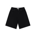 BAGGY DENIM SHORTS - TRUE BLACK
