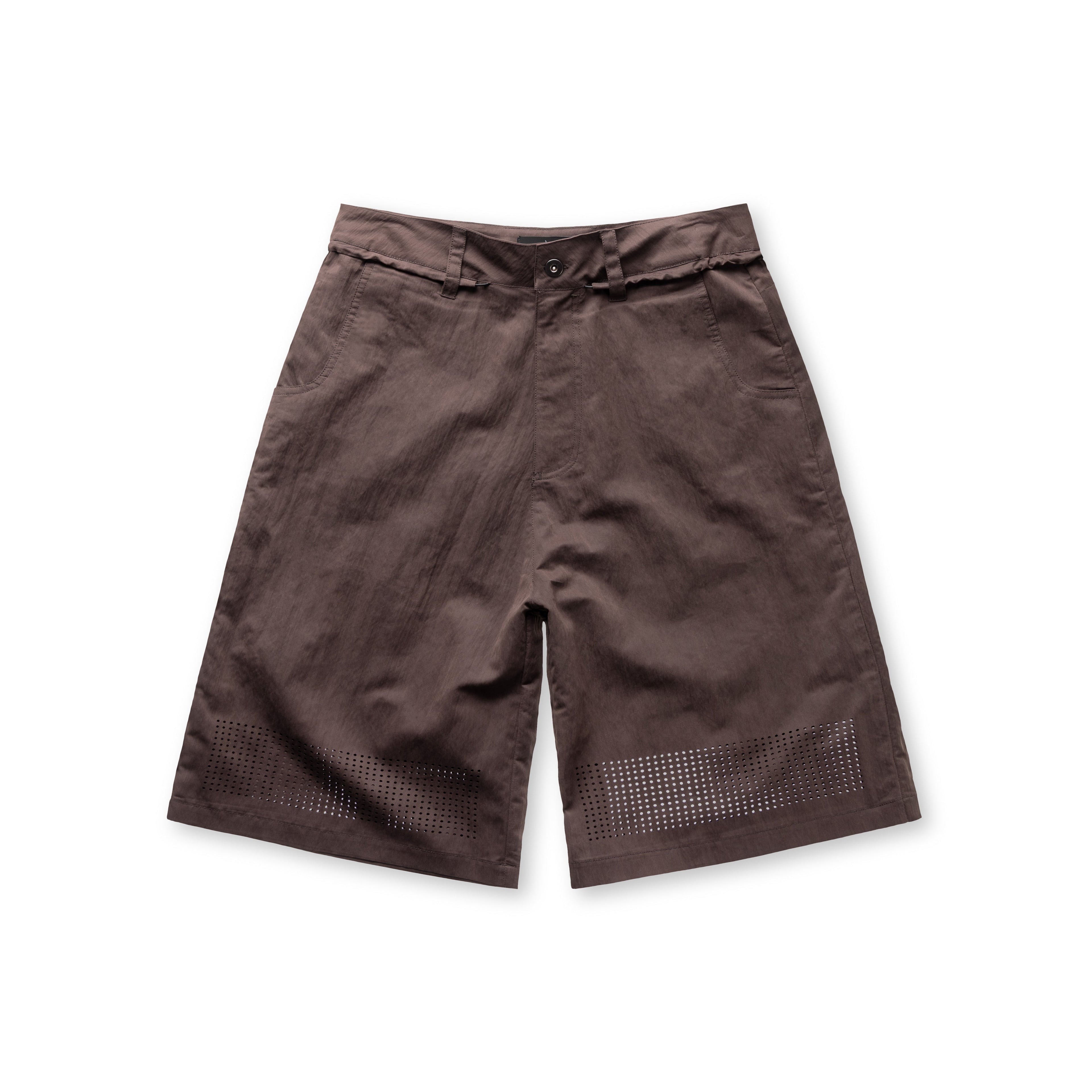 VENTILATED SHORTS - MAHOGANY