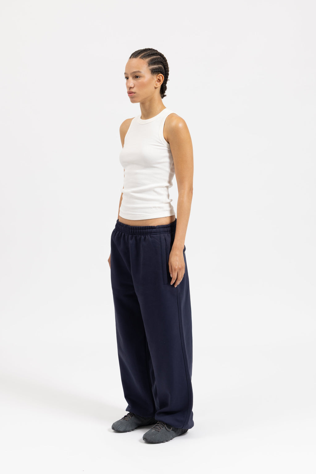 SIGNATURE CUFFED JOGGERS - NAVY